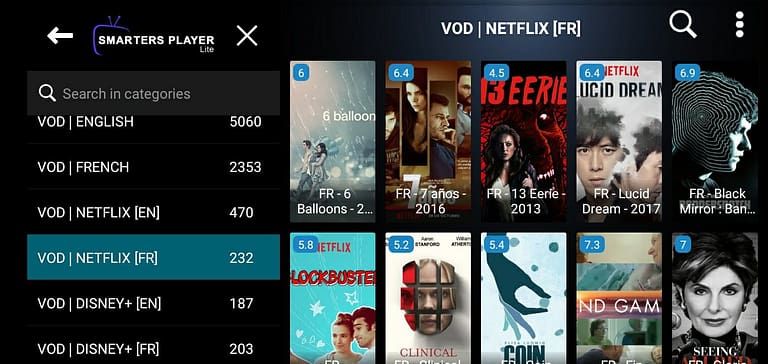 Abonnement IPTV avec Netflix